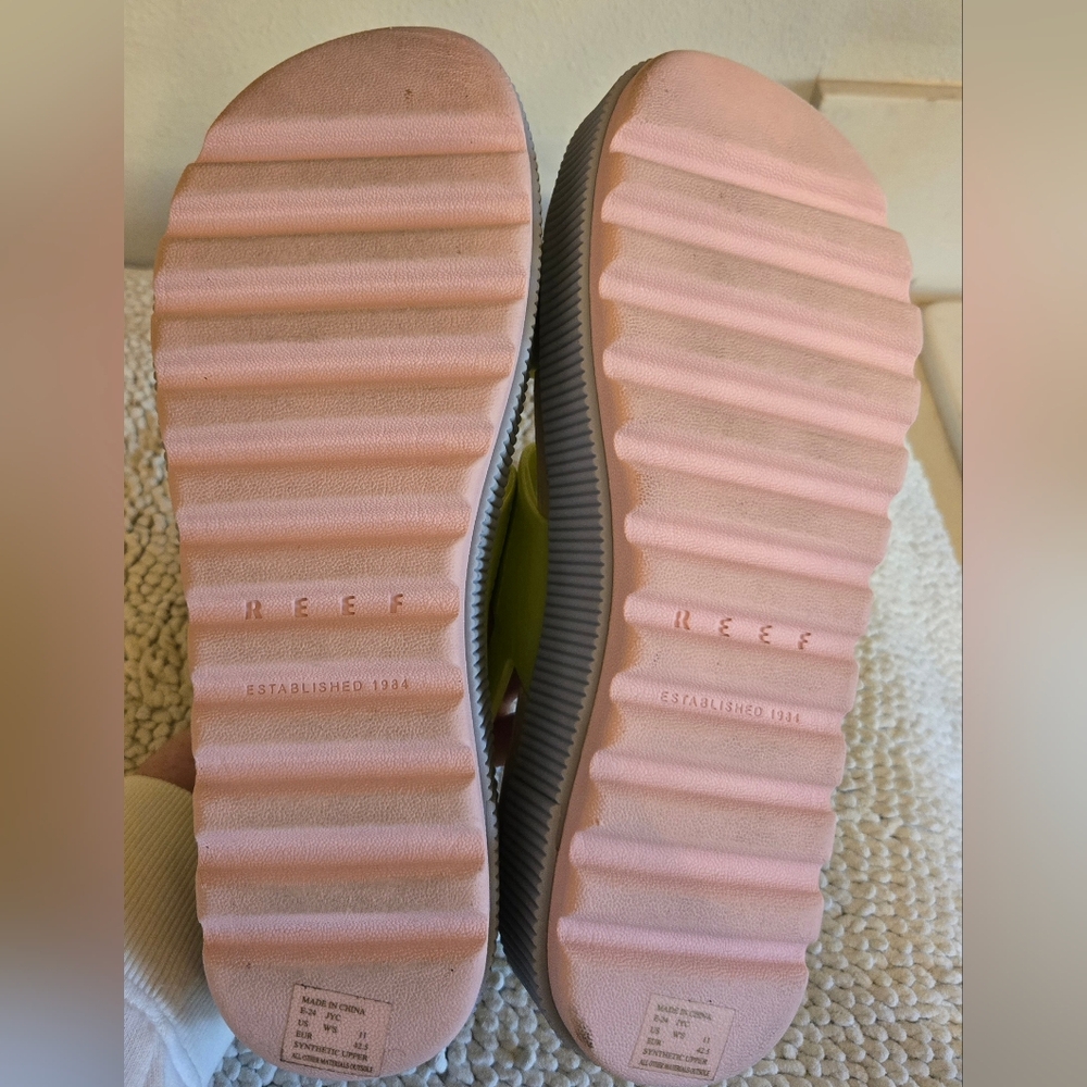 Reef Water Vista Higher Womens Platform Sandal Meringue Pastels Sz 11 - Picture 8 of 8